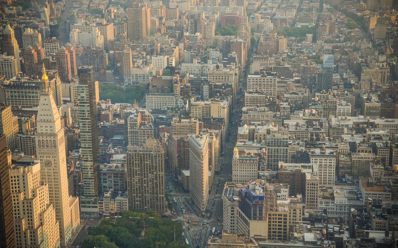 New york, skyline, drone — How to Watch WNBA Games Live with WNBA Streams