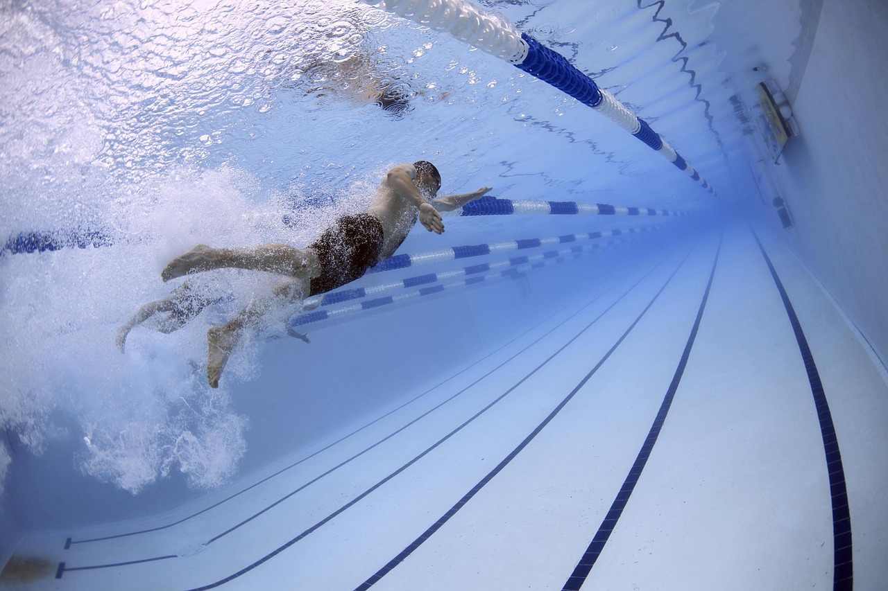 Swimmers, swimming, pool — Sportsurge Racing Streams for Speed Lovers